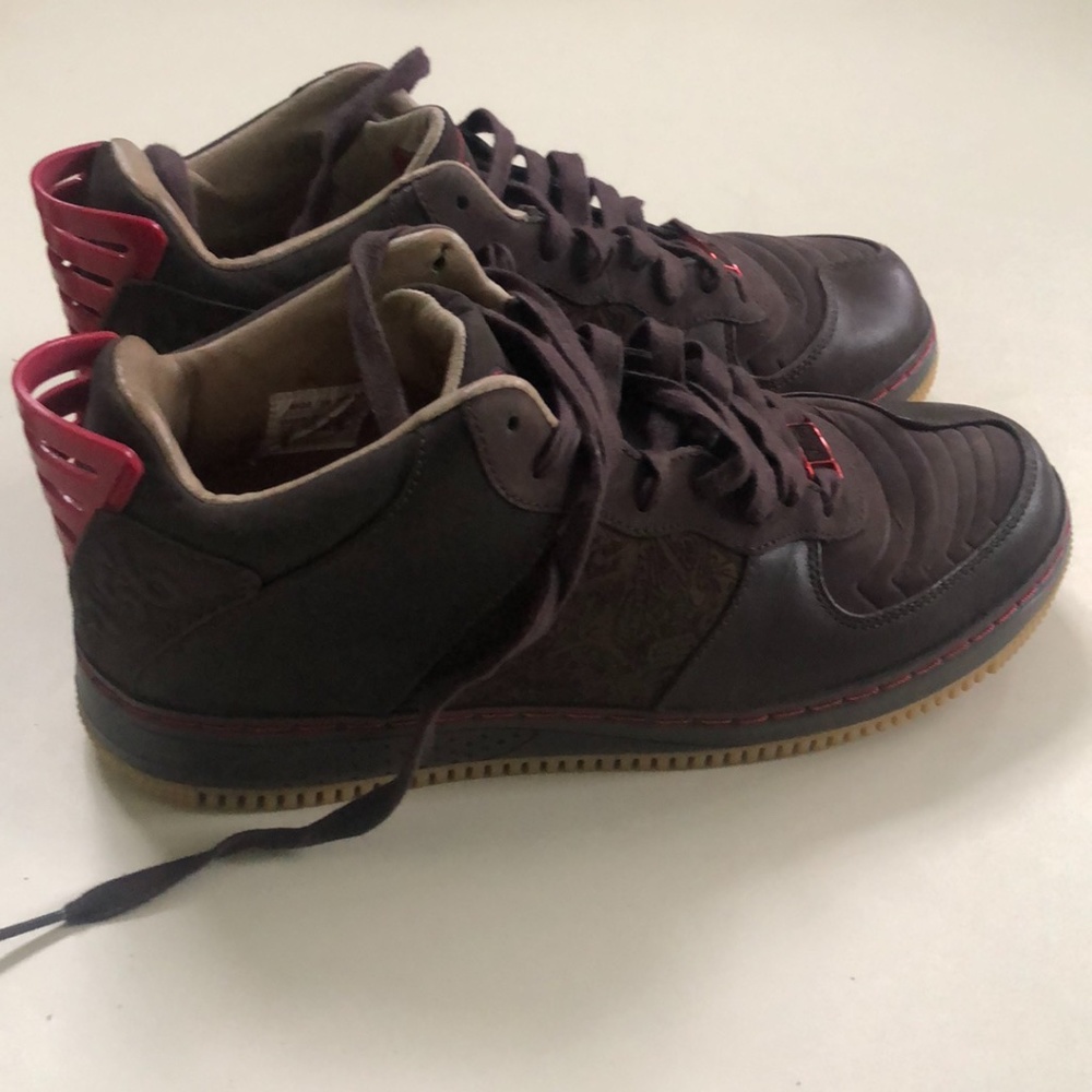 Air Jordan Fusion 20 Low LS Brown Leather Sz 11.5 - Picture 5 of 16